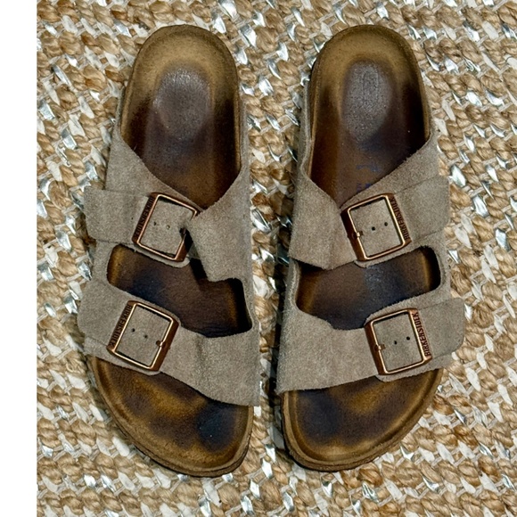 BIRKENSTOCK - Arizona Soft Footbed Sandal - Taupe - Sz 40 (US W 9-9.5) - Picture 1 of 12